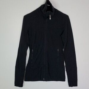 LULULEMON size 2 black design jacket